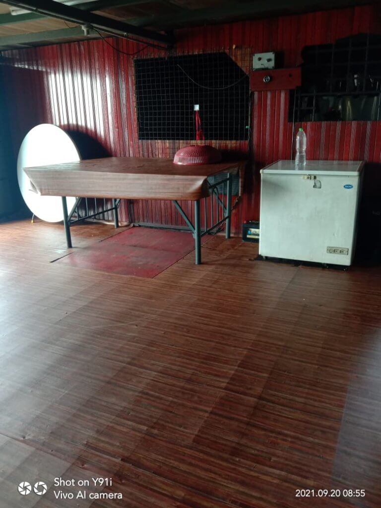 belida houseboat dapur 2